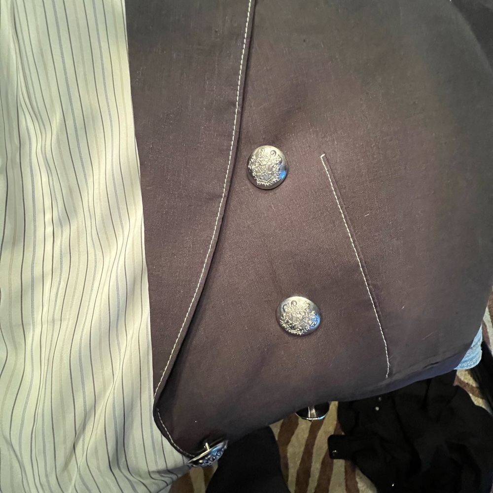 Navy vest/jacket - Picture 4 of 5